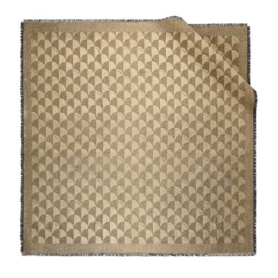 Bvlgari Silk-Wool Metallic Maxi Calla Scarf - Image 4