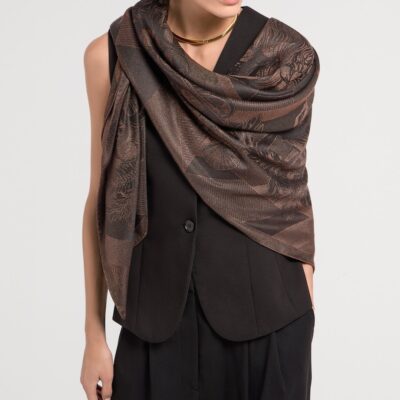 Bvlgari Silk Jacquard Scarf - Image 2