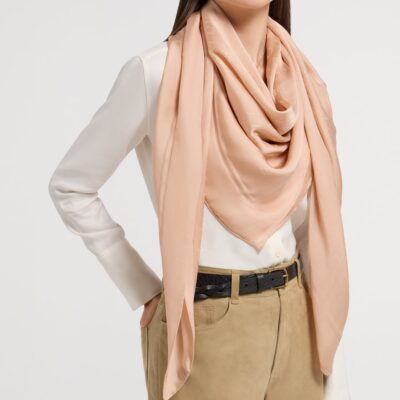 Bvlgari Silk Lettere Maxi Scarf - Image 2