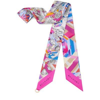 Bvlgari Silk Polychroma Shelley Scarf - Image 1
