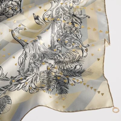 Bvlgari Silk Polychroma Venus Scarf - Image 2