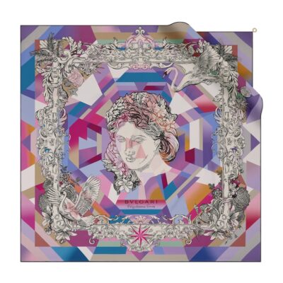 Bvlgari Silk Polychroma Venus Scarf - Image 3