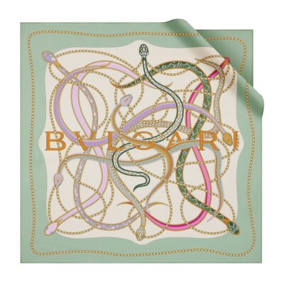Bvlgari Silk Serpenti 75 Scarf - Image 1