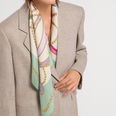 Bvlgari Silk Serpenti 75 Scarf - Image 2