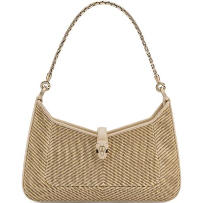 Bvlgari Small Chevron Serpenti Baia Shoulder Bag - Image 1