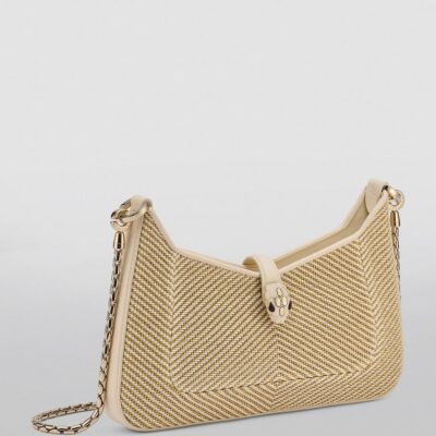 Bvlgari Small Chevron Serpenti Baia Shoulder Bag - Image 4