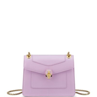 Bvlgari Small Leather Serpenti Forever Day-to-Night Shoulder Bag - Image 1