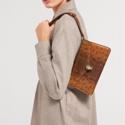 Bvlgari Small Leather Serpenti Forever Cross-Body Bag - Image 2