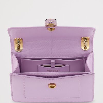 Bvlgari Small Leather Serpenti Forever Day-to-Night Shoulder Bag - Image 5