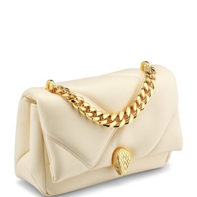 Bvlgari Small Leather Serpenti Sugarloaf Top-Handle Bag - Image 5