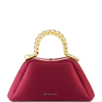 Bvlgari x Geraldine Guyot Mini Satin Serpentine Top-Handle Bag - Image 1