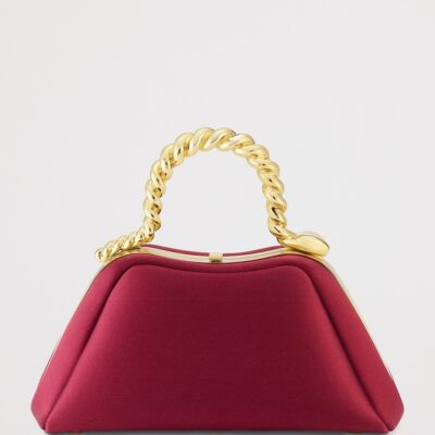 Bvlgari x Geraldine Guyot Mini Satin Serpentine Top-Handle Bag - Image 2