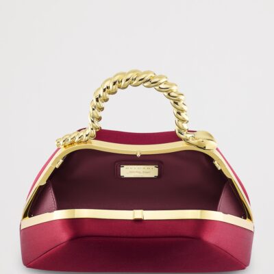 Bvlgari x Geraldine Guyot Mini Satin Serpentine Top-Handle Bag - Image 3
