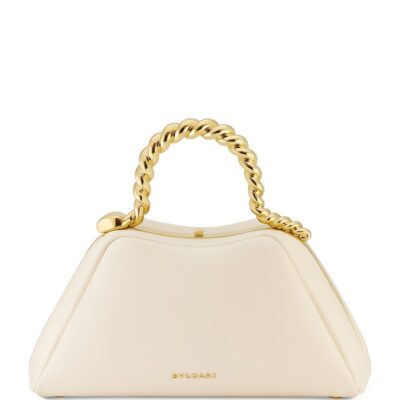 Bvlgari x Geraldine Guyot Small Calfskin Serpentine Top-Handle Bag - Image 1