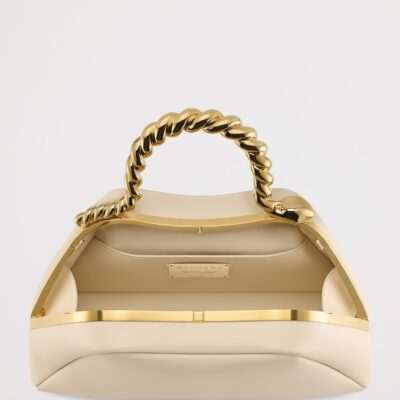 Bvlgari x Geraldine Guyot Small Calfskin Serpentine Top-Handle Bag - Image 3