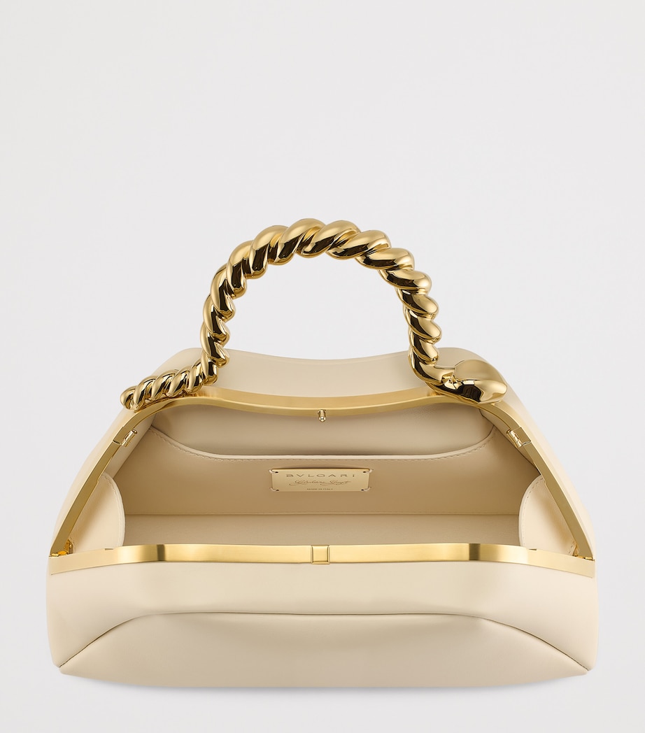 Bvlgari x Geraldine Guyot Small Calfskin Serpentine Top-Handle Bag - Image 3