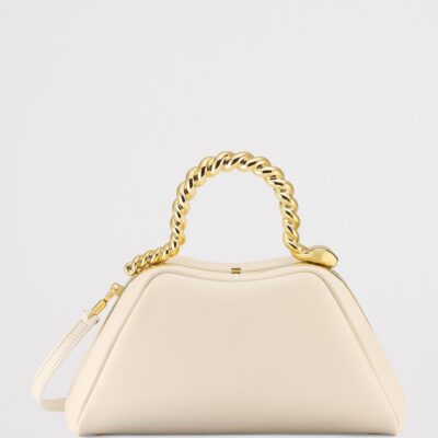 Bvlgari x Geraldine Guyot Small Calfskin Serpentine Top-Handle Bag - Image 4