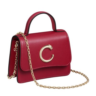 Cartier Leather C de Cartier Chain Wallet - Image 4