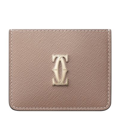 Cartier Leather C de Cartier Simple Card Holder - Image 1
