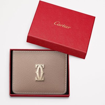 Cartier Leather C de Cartier Simple Card Holder - Image 4