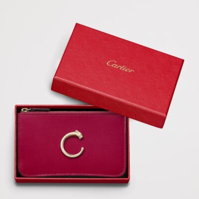 Cartier Leather Panthère de Cartier Zipped Card Holder - Image 2
