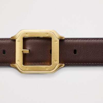 Cartier Leather Reversible Santos de Cartier Belt - Image 3