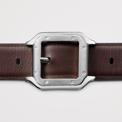 Cartier Leather Reversible Santos de Cartier Belt - Image 5