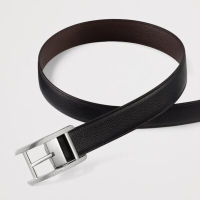 Cartier Leather Reversible Tank de Cartier Belt - Image 2