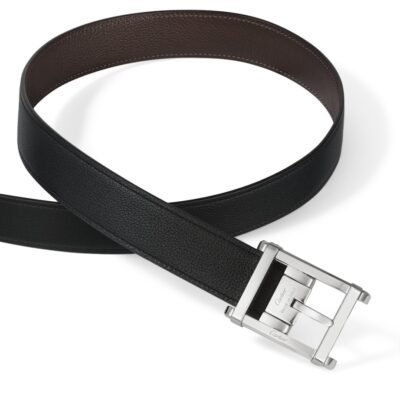 Cartier Leather Reversible Tank Chinoise Belt - Image 4