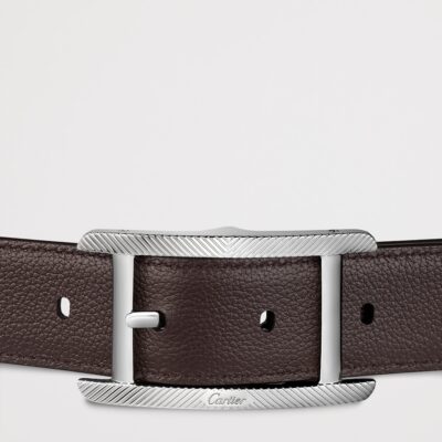 Cartier Leather Reversible Tank de Cartier Belt - Image 4