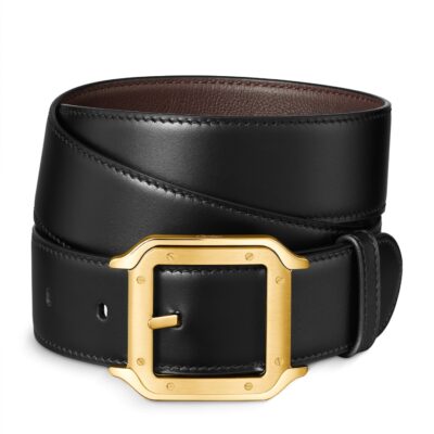 Cartier Leather Santos de Cartier Reversible Belt - Image 1