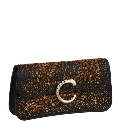 Cartier Mini Embroidered Panthère C de Cartier Chain Bag - Image 1