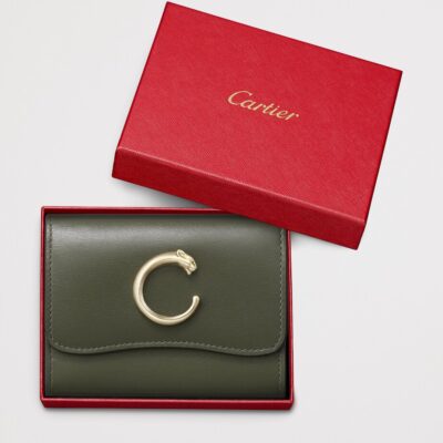 Cartier Mini Leather Panthère de Cartier Wallet - Image 4