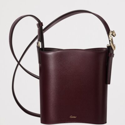 Cartier Mini Leather Panthère C de Cartier Bucket Bag - Image 5