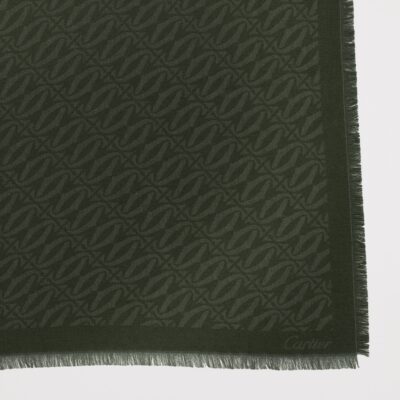 Cartier Silk-Wool C de Cartier Shawl - Image 3