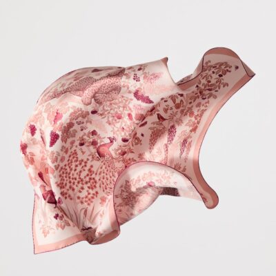 Cartier Silk Blooming Panthère Square Scarf - Image 3