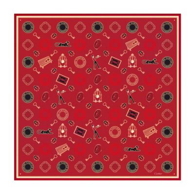 Cartier Silk Diabolo de Cartier Scarf - Image 1
