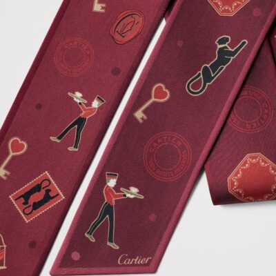 Cartier Silk Diabolo de Cartier Bandeau Scarf - Image 2