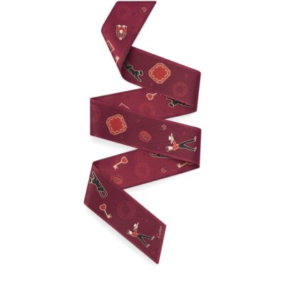 Cartier Silk Panthère Dots Bandeau Scarf - Image 5