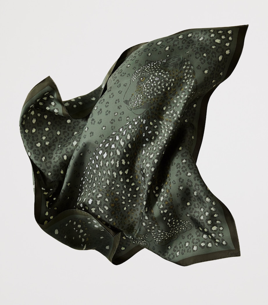 Cartier Silk Panthère Dots Scarf - Image 2