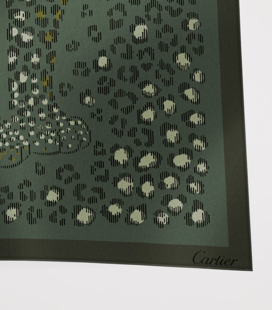 Cartier Silk Panthère Dots Scarf - Image 3