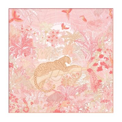 Cartier Silk Panthère Greenhouse Scarf - Image 1