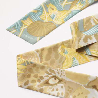 Cartier Silk Panthère In The Jungle Twilly - Image 2