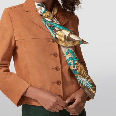 Cartier Silk Panthère Jungle Scarf - Image 2