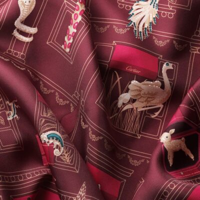 Cartier Silk Precious Address Scarf - Image 3