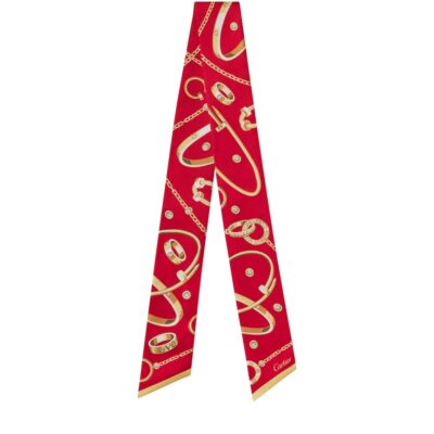 Cartier Silk Precious Mundanity Scarf - Image 1