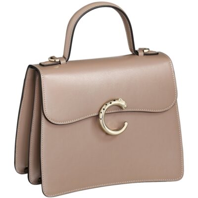 Cartier Small Leather Panthère C de Cartier Top-Handle Bag - Image 1