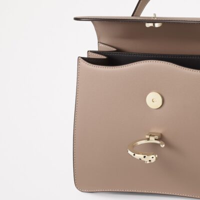 Cartier Small Leather Panthère C de Cartier Top-Handle Bag - Image 5