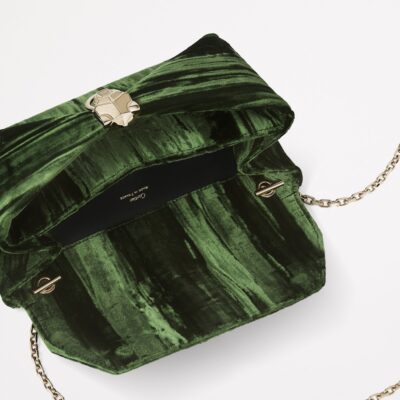 Cartier Velvet Panthère Graphique de Cartier Chain Pouch - Image 3