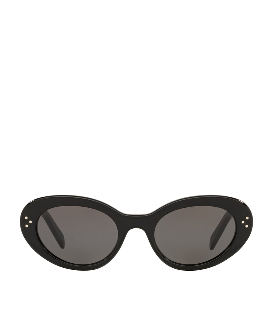 Celine Acetate Cat Eye 3 Dots Sunglasses - Image 1